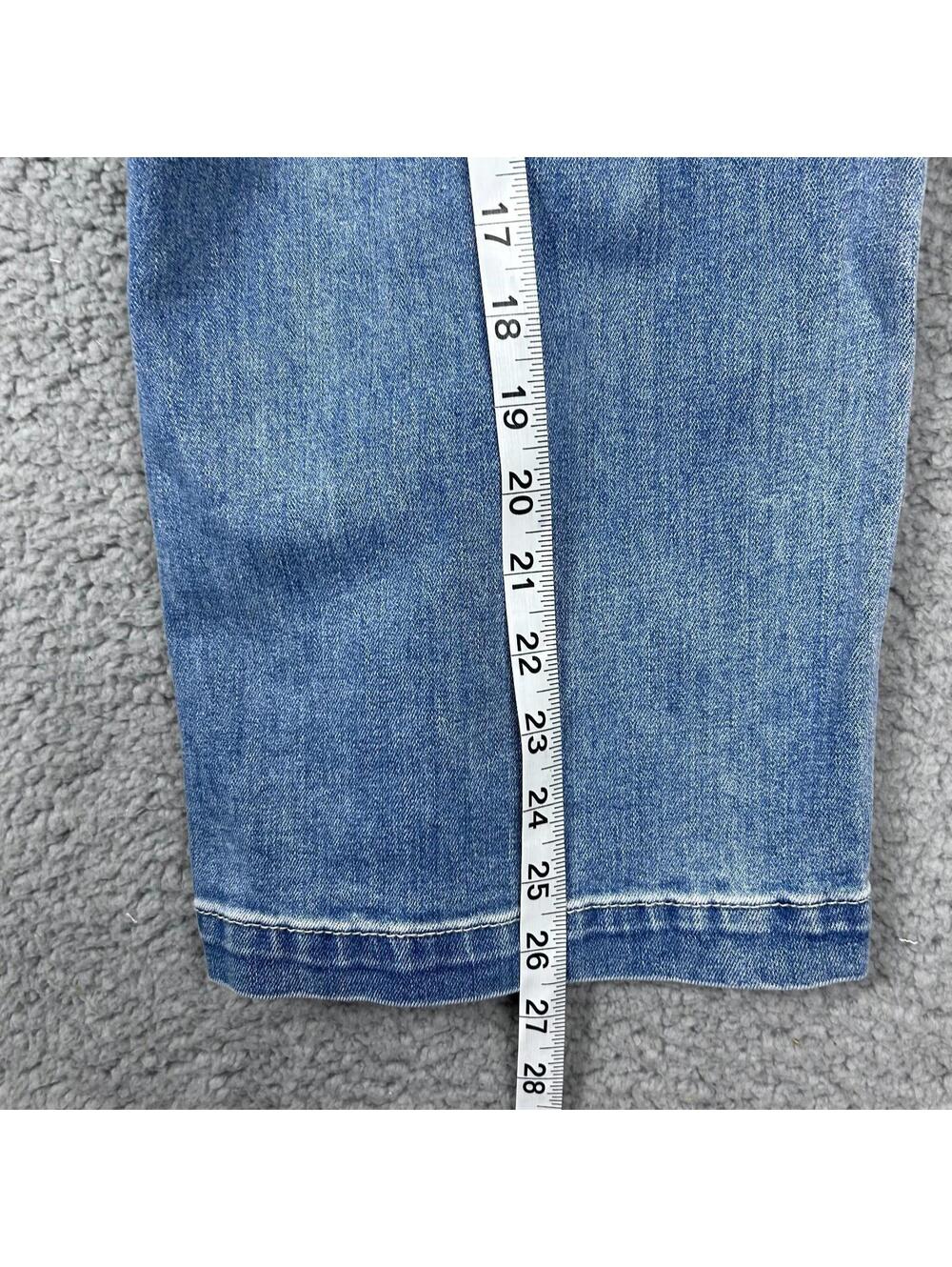 Hudson Los Angeles Womens Wide Leg Belted Jeans Size 8/29 Blue Faded Denim - Picture 11 of 12